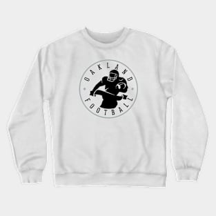 Oakland  Football Team Color Crewneck Sweatshirt